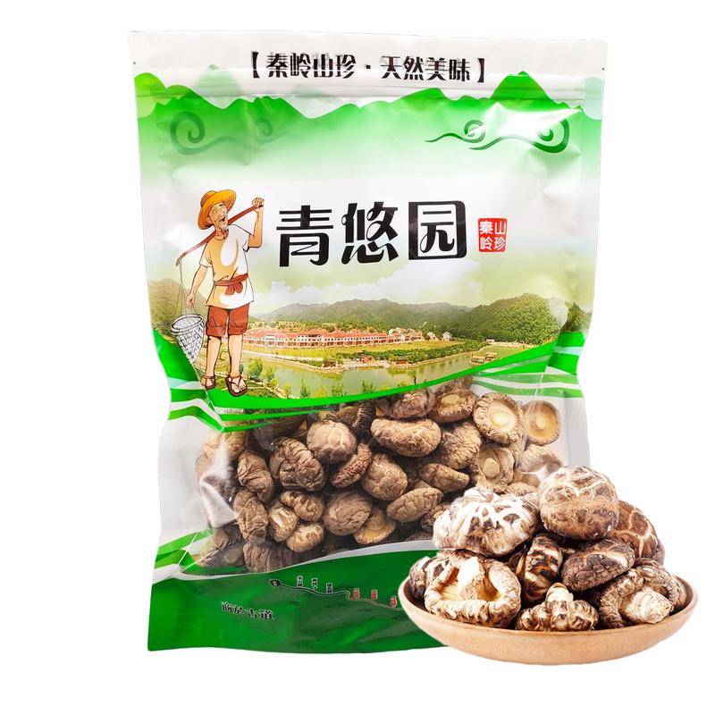 【干菌子】 商南县青悠园花菇500g/袋 干菌子干花菇冬菇干货山珍
